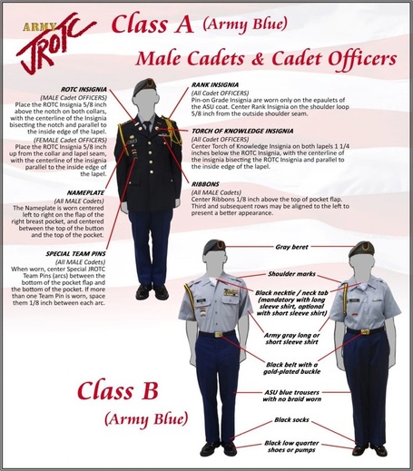 Army Jrotc Class A Uniform 57
